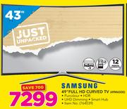 Samsung 49" Full HD Curved TV 49M6500