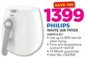 Philips White Air Fryer HD9216 81