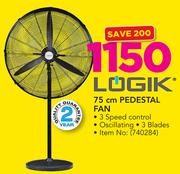 Logik 75cm Pedestal Fan