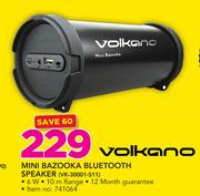 Volkano Mini Bazooka Bluetooth Speaker VK-30001-S11