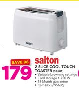 Salton 2 Slice Cool Touch Toaster ST-201