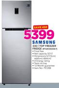 Samsung 330Ltr Top Freezer Fridge RT32K5502S8 F