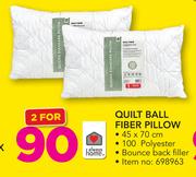 Always Home Quilt Ball Fiber Pillow-For 2