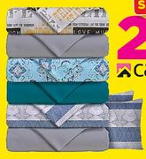Casa Queen 2 Pack Plain Print Flat Sheet Includes Pillowcases