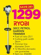 Ryobi 30cc Petrol Garden Trimmer