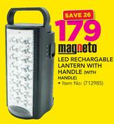 Magneto LED Rechargeable Lantern With Handle