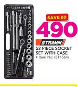 Stramm 52 Piece Socket Set With Case