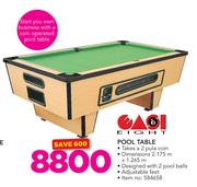 Easi Eight Pool Table