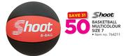 Shoot Basketball Multicolour Size 7
