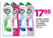 Handy Andy All Purpose Cleaner Assorted-750ml Each