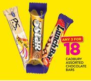 Cadbury Assorted Chocolate Bars-For 3