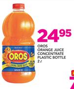 Oros Orange Juice Concentrate Plastic Bottle-2ltr