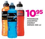 Powerade Assorted Energy Drinks-500ml Each