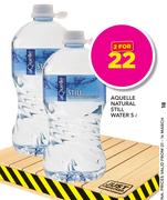 Aquelle natural Still Water-2 x 5Ltr