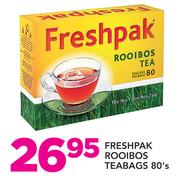  Freshpak Rooibos Teabags-80's