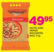 Fattis & Monis Macaroni Bag-3Kg