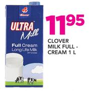 Clover Milk Full Cream-1Ltr