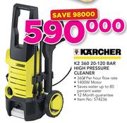 Karcher K2 360 20-120 Bar High Pressure Cleaner