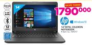 HP 14" Intel Celeron Notebook