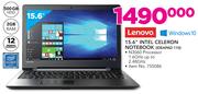 Lenovo 15.6" Intel Celeron Notebook Ideapad 110