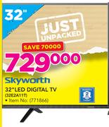 Skyworth 32" LED Digital TV 32E2A11T