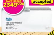 Beko 482Ltr Chest Freezer White HS530