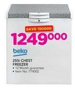 Beko 255Ltr Chest Freezer