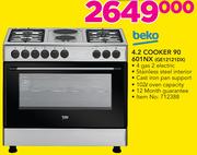 beko 4.2 Cooker 90 601NX GE12121DX