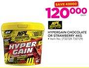 NPL Hypergain Chocolate Or Strawberry-4Kg Each