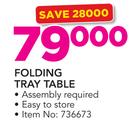 Folding Tray Table