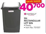 Contour 50Ltr Rectangular Lift Bin(Plastic)