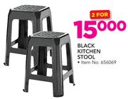Black Kitchen Stool-For 2