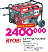 Ryobi 5.5 KW Generator RG6900K
