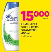 Head And Shoulders Shampoo-400ml