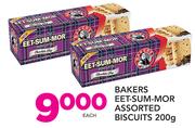 Bakers Eet-Sum-Mor Assorted Biscuits-200g Each
