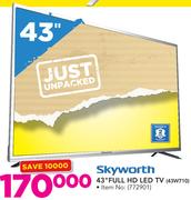 Skyworth 43" Full HD LED TV 43W710
