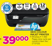 HP 3835 All In One Colour Inkjet Printer 