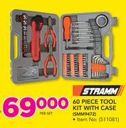Stramm 60 Piece Tool Kit With Case SMM9472