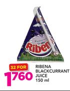 Ribena Black Currant Juice-32 x 150ml