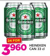 Heineken Can-24 x 33cl