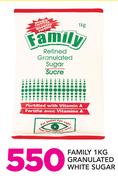 Family Granulated White Sugar-1Kg
