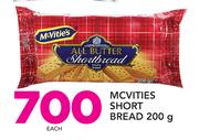 Mcvities Short Bread-200g Each