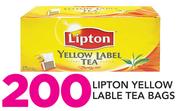 Lipton Yellow Label Tea Bags