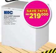 KIC 210Ltr Chest Freezer White KCG 210 1