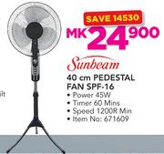 Sunbeam 40cm Pedestal Fan SPF-16