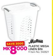 Miss Molly Plastic Mega Linen Bin