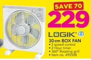Logik 30cm Box Fan