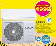 Logik 12000BTU Split Aircon Unit GLM-12 Plus R300 Discount On Installation Cost
