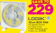 Logik 30cm Box Fan