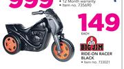 Big Jim Ride-On Racer Black